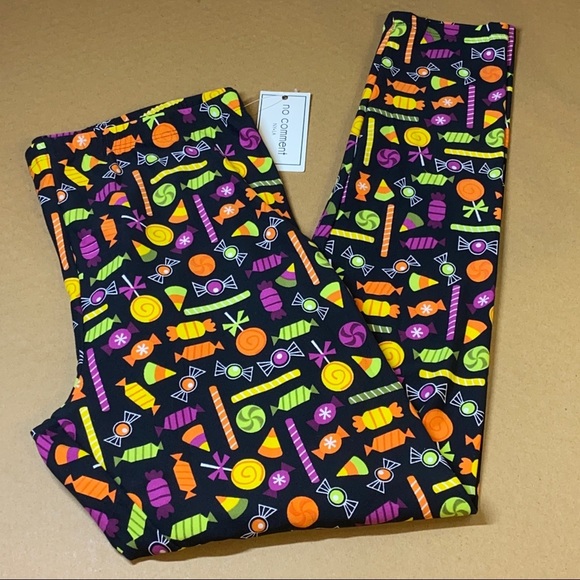 Halloween Candy Print Leggings - Picture 4 of 6